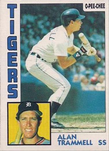 1984 O-Pee-Chee Baseball Cards 088      Alan Trammell